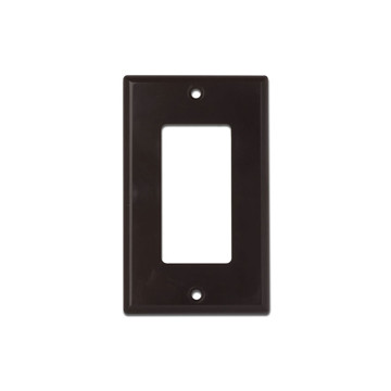 Picture of WIREPATH - DECORATIVE SINGLE GANG WALL PLATE (BROWN)